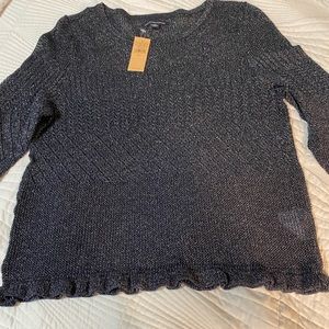 American Eagle light metallic Top